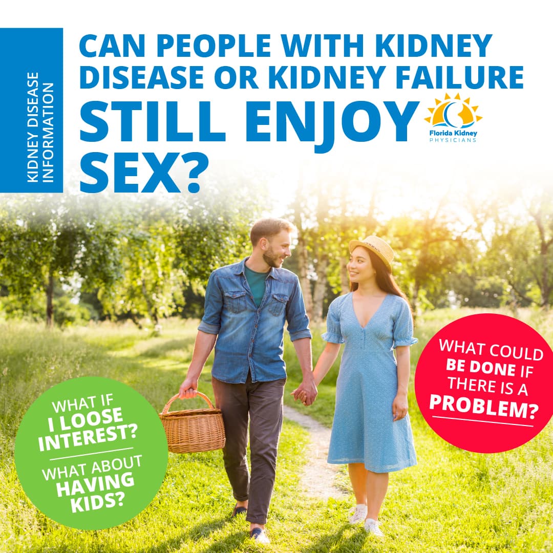 Can people with kidney disease or kidney failure still enjoy sex?