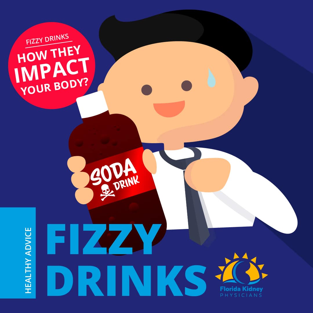 Fizzy drinks and kidney disease.