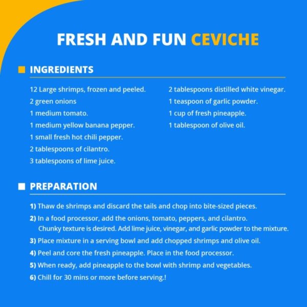 kidney friendly recipes Fresh Ceviche