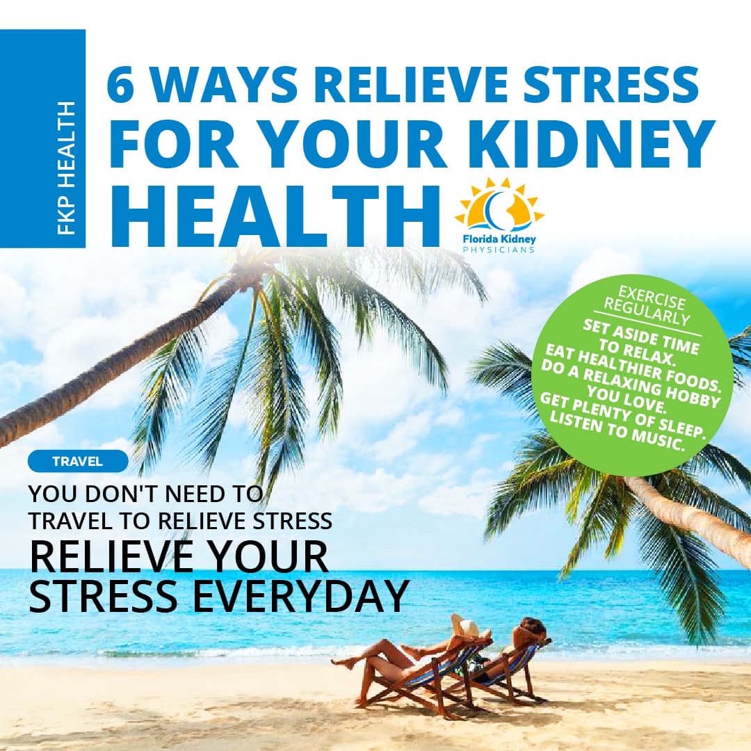 6 Ways to relieve stress for your kidney health