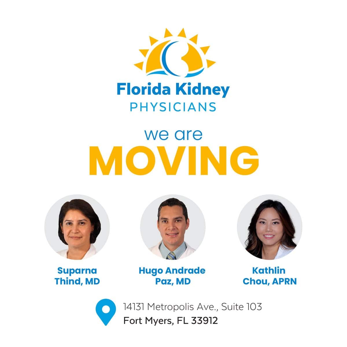 Fort Myers Office Moves to New Location at TGH Transplant Clinic