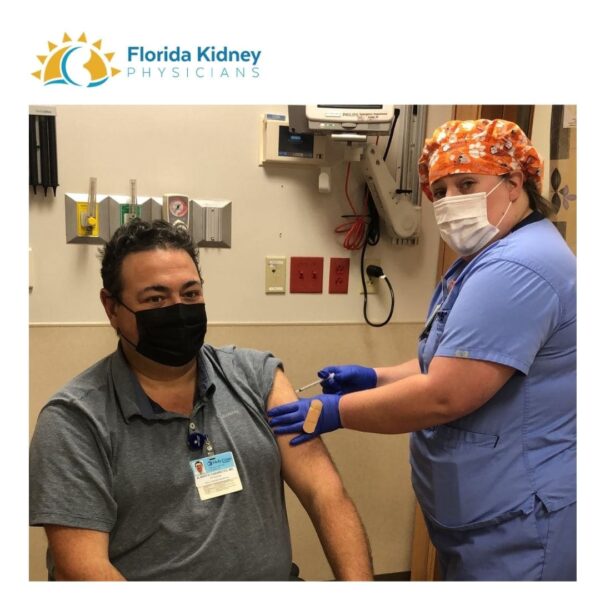 Find Alberto Casaretto, MD, receiving the COVID-19 Vaccine. 1 Alberto Casaretto-Vaccine-covid19
